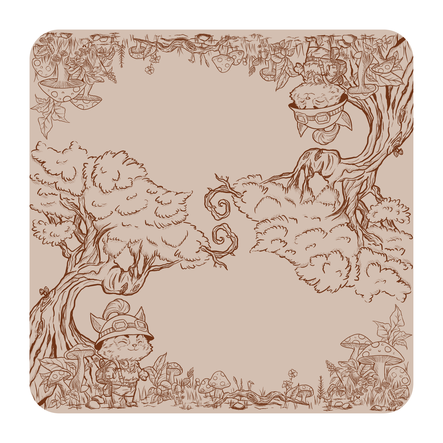 Fabric Mat – Double - Teemo