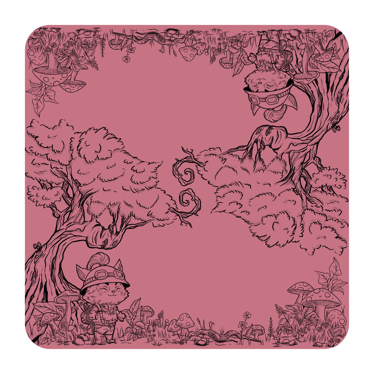 Fabric Mat – Double - Teemo